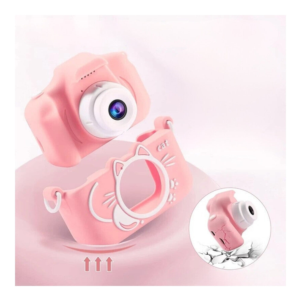 PixieSnap® – Aparat dla dzieci (z ładowarką, kablem USB i kartą pamięci 32 GB)