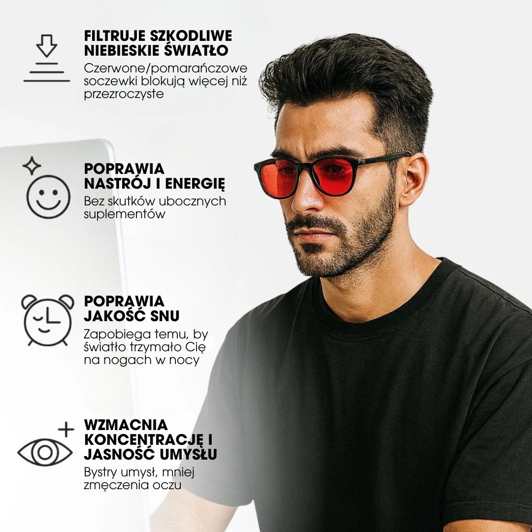 FlowShade® – okulary blokujące niebieskie światło
