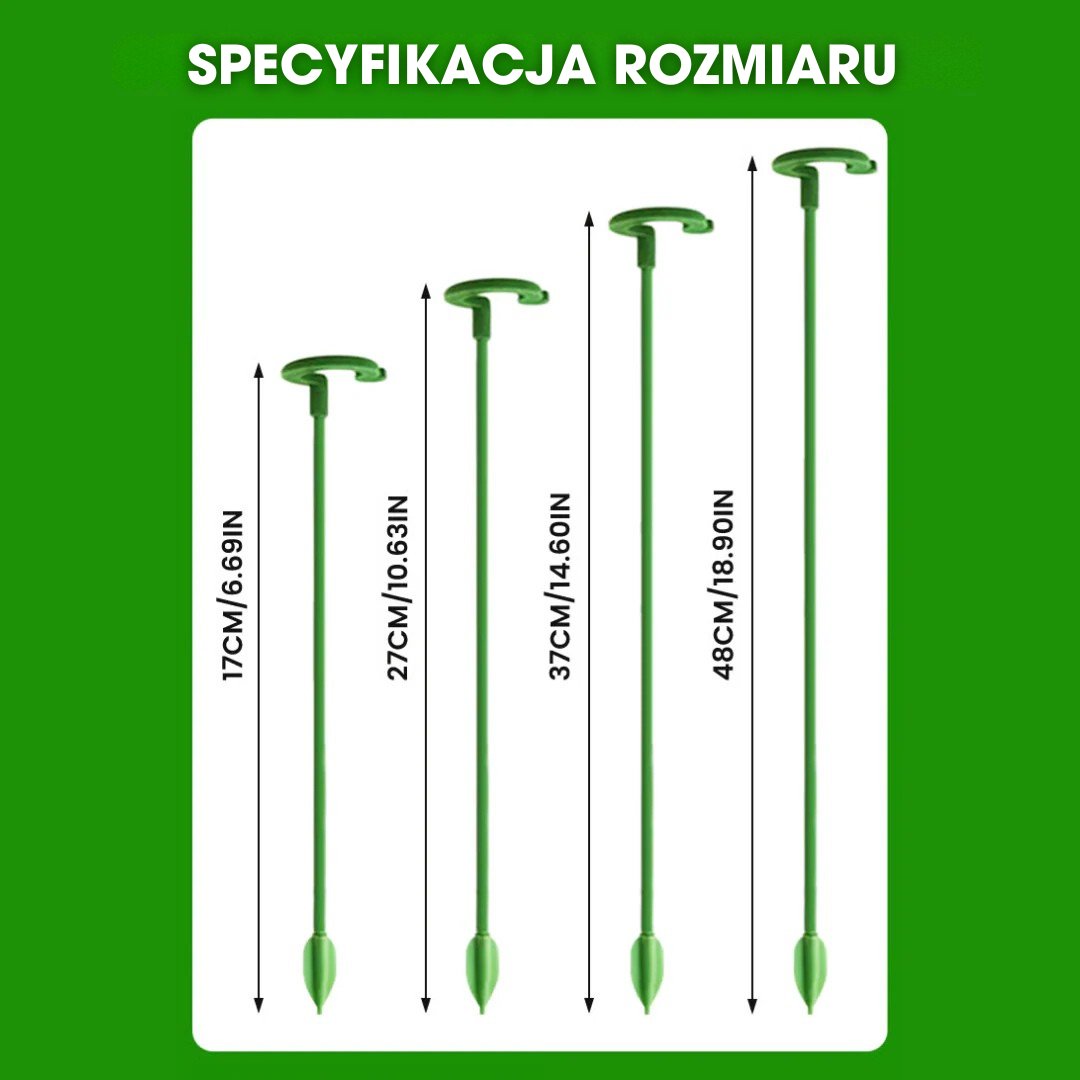PlantGuard™ - Wytrzymałe podpórki do roślin - 5+5 GRATIS