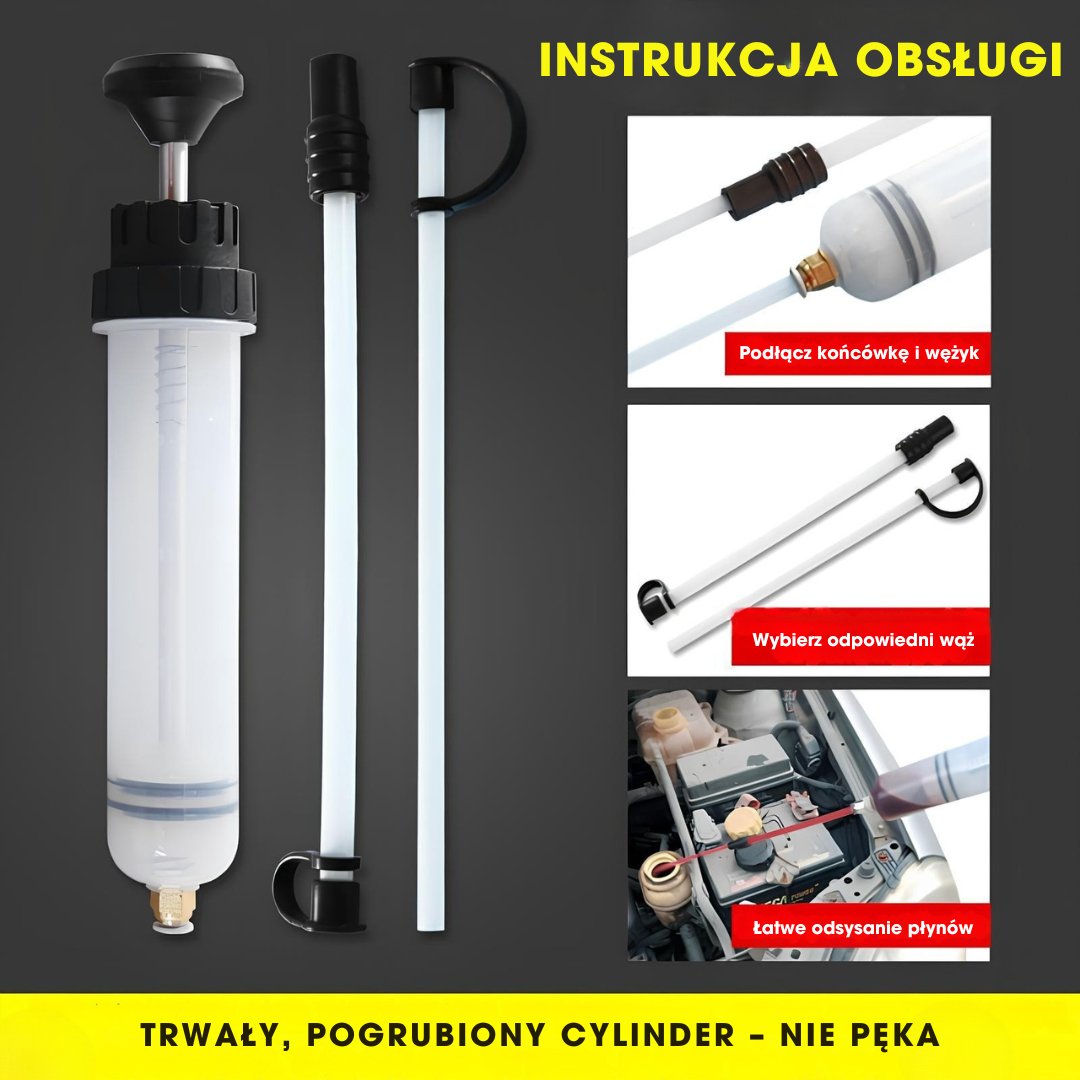 DrainPro™ – Ręczna pompka do odsysania płynów
