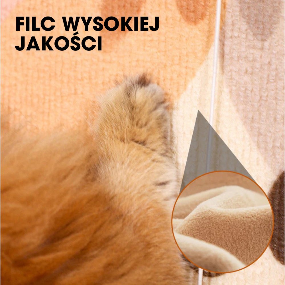 ClingClaw™ – Drapak ścienny dla kota + gratisowa zabawka