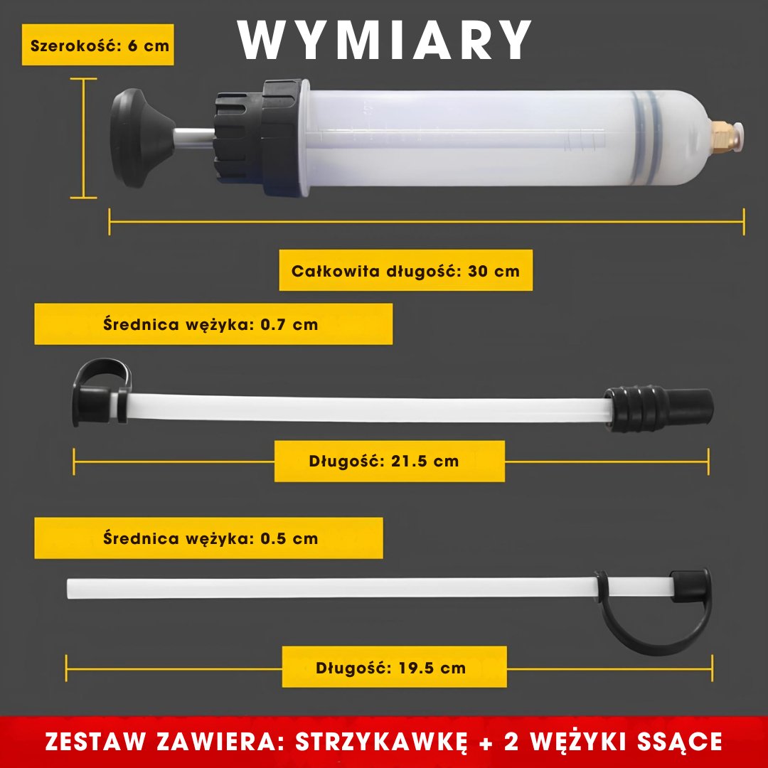 DrainPro™ – Ręczna pompka do odsysania płynów
