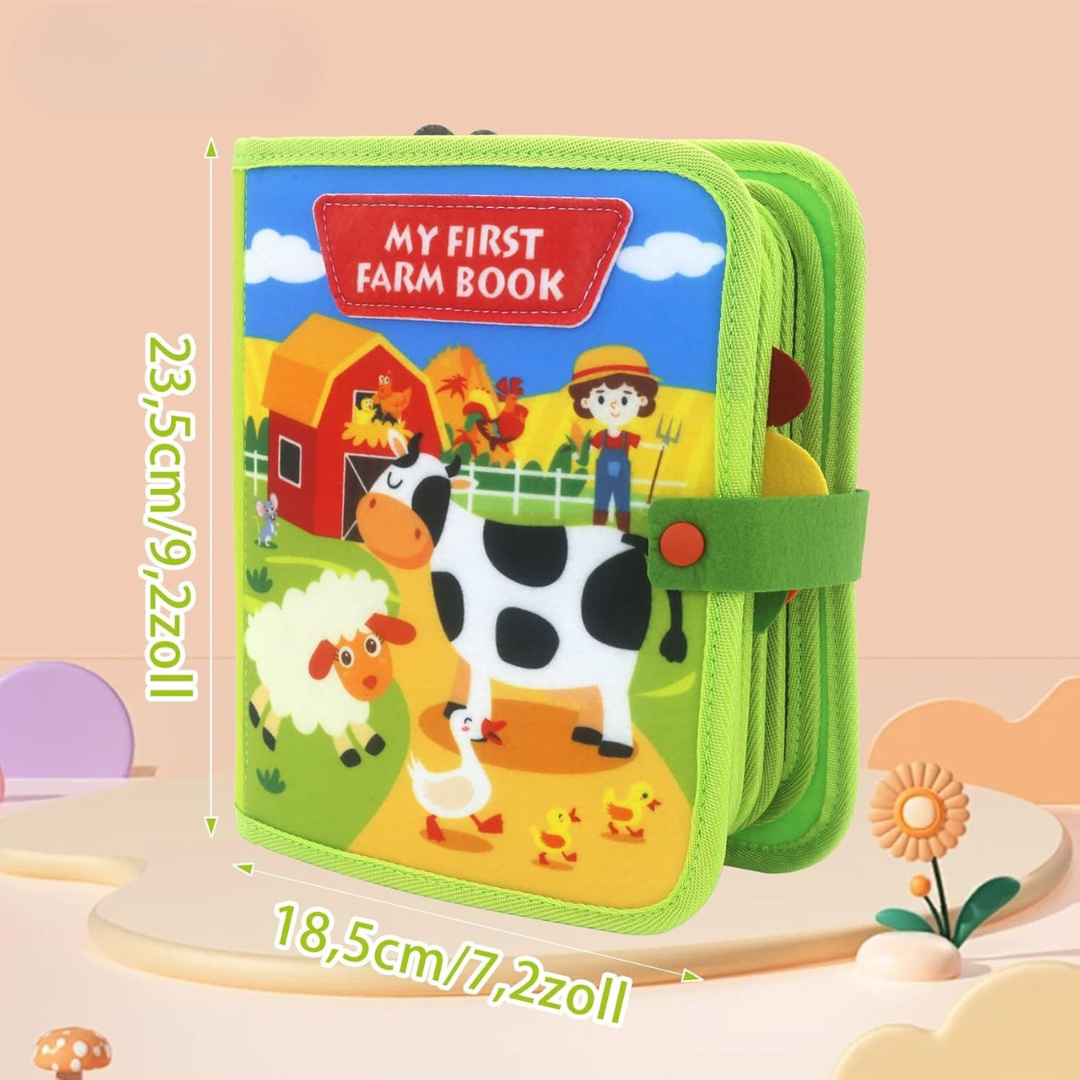 FarmFun™ – Edukacyjna książka z opowieściami o farmie w stylu Montessori