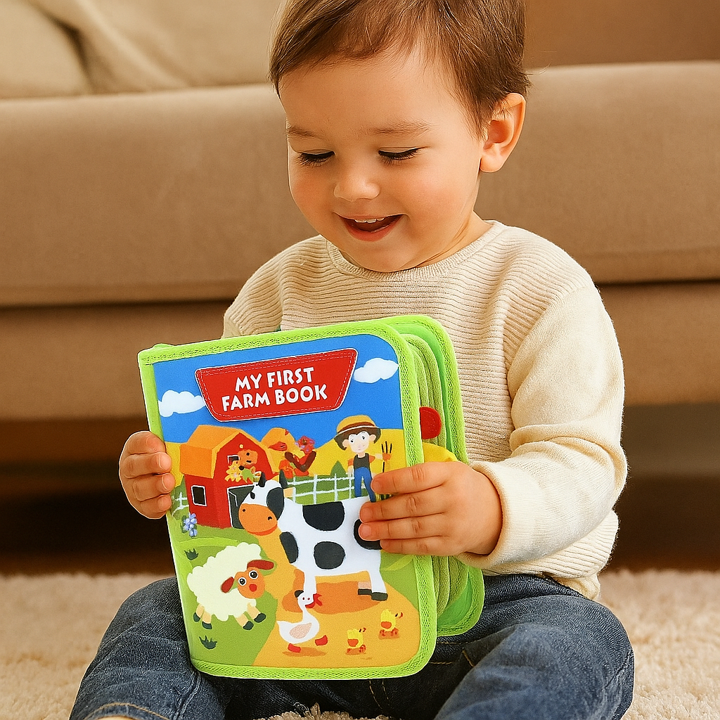 FarmFun™ – Edukacyjna książka z opowieściami o farmie w stylu Montessori