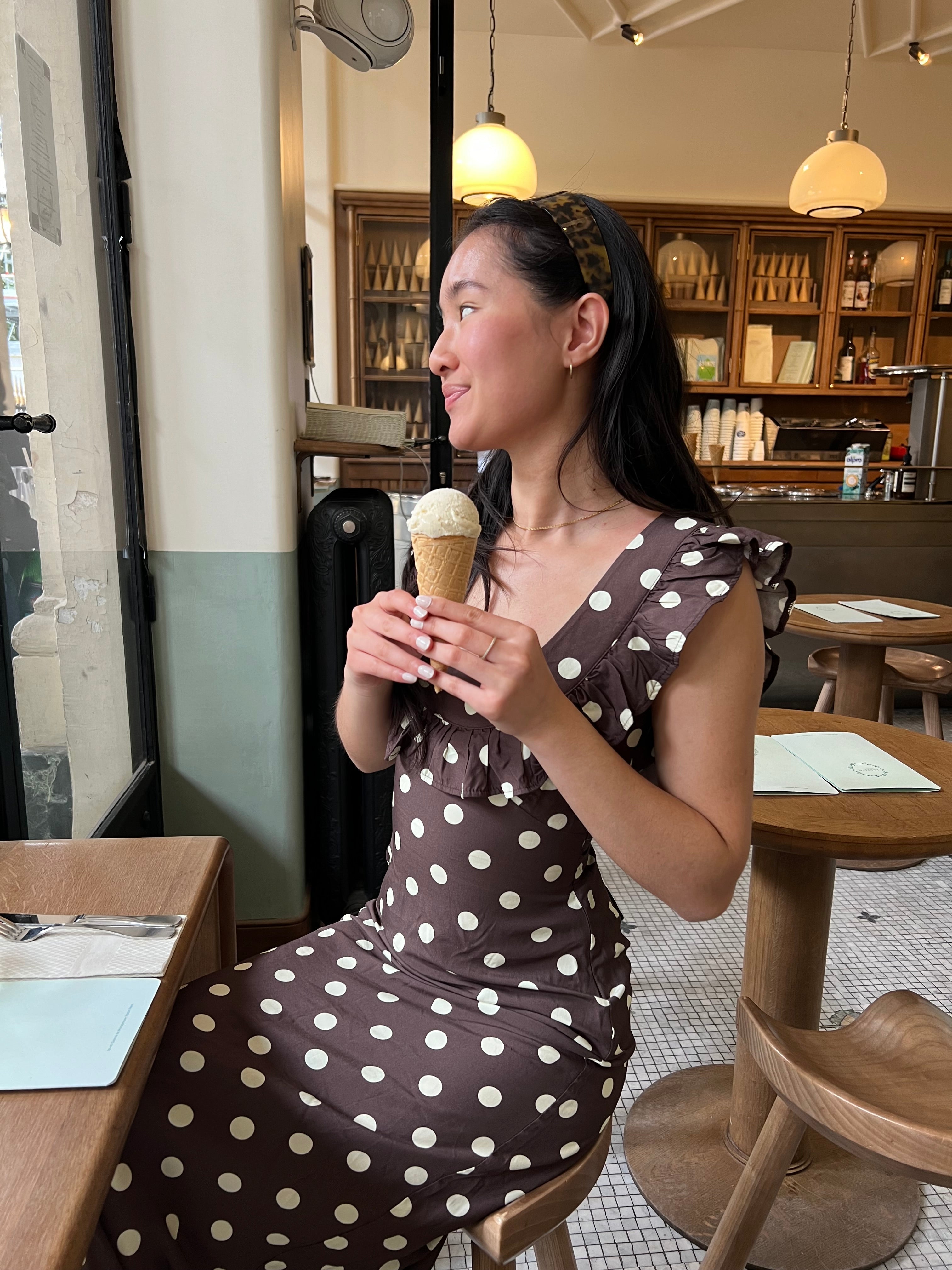 LUNA - sukienkia polka dots