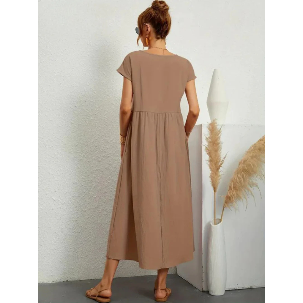 AMELIÁ – Zwiewna sukienka bawełniana na lato