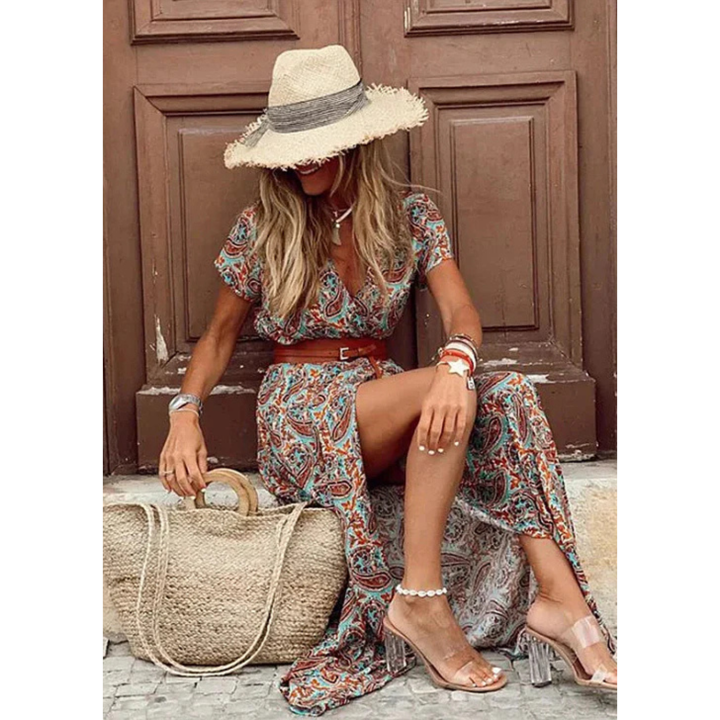 AURELIA - Zwiewna boho sukienka maxi