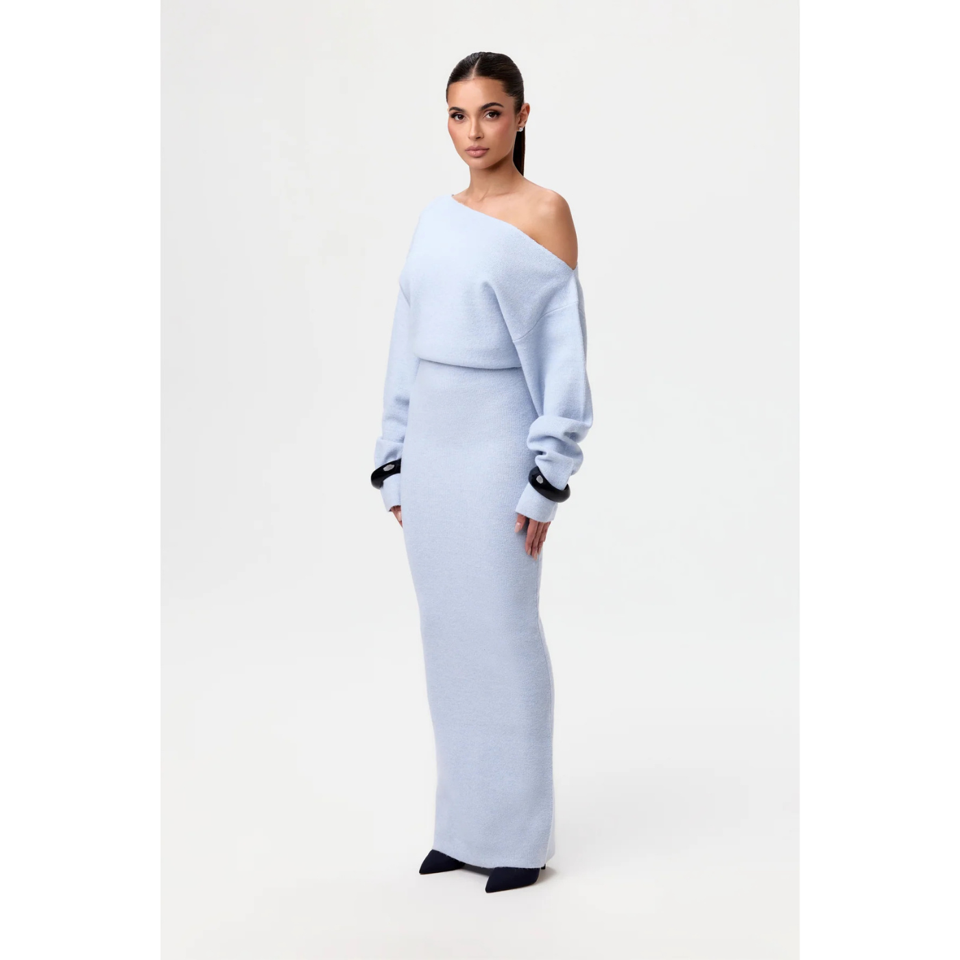 CLAUDIA - Sukienka Swetrowa Maxi – Elegancja i Komfort w Jednym