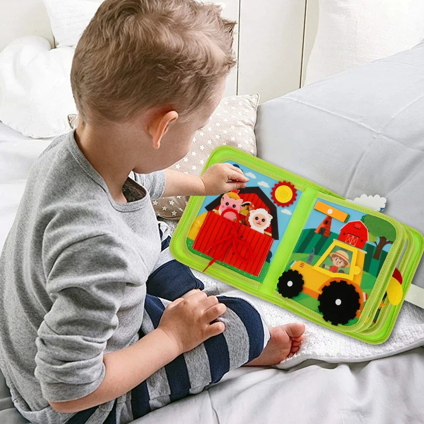 FarmFun™ – Edukacyjna książka z opowieściami o farmie w stylu Montessori