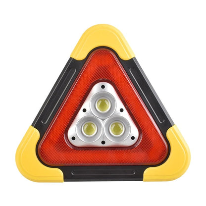 RoadGuard™ – 2w1 trójkąt ostrzegawczy LED zasilany energią słoneczną