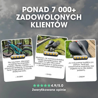 AirSeat™ – Wygodna jazda na rowerze bez bólu