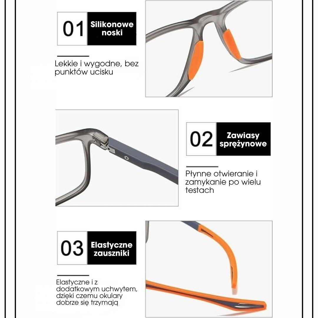 FlexoVision™ Pro – Okulary progresywne z filtrem światła niebieskiego
