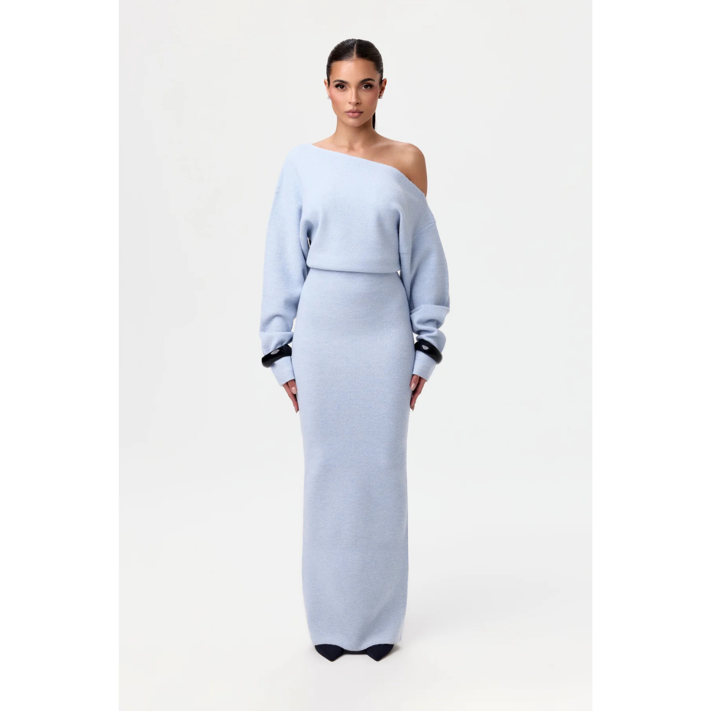 CLAUDIA - Sukienka Swetrowa Maxi – Elegancja i Komfort w Jednym